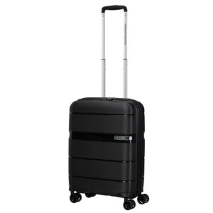 American Tourister Linex Spinner Sort Kuffert - Kabine - 55 cm