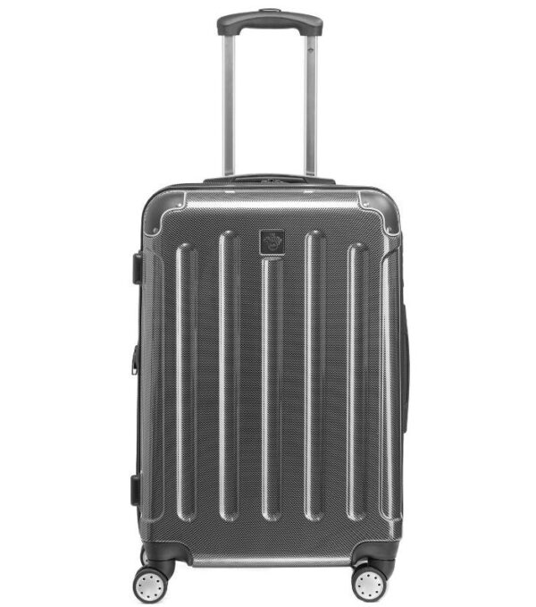Carlo CAB Copenhagen Sort Carbon Kuffert - Stor - 77 cm