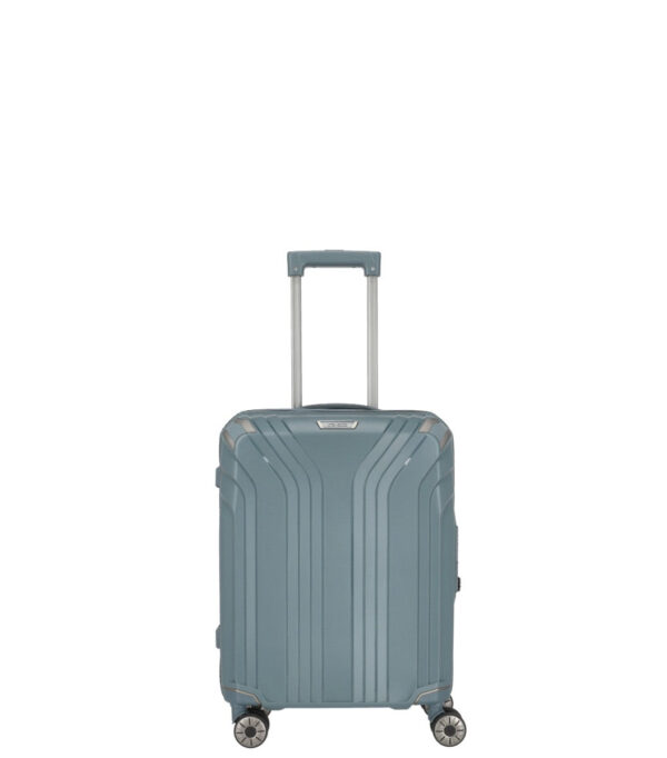 Travelite Elvaa Grå/Blå Kuffert - Lille - 55 cm